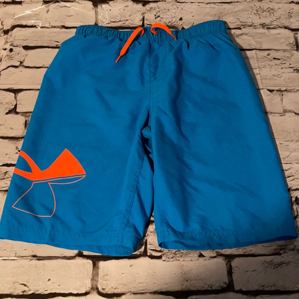 Boys UnderArmour Swim Trunks - like new